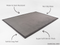 Muscle Mat Charcoal Grey Relax Mat Tatami Mellow