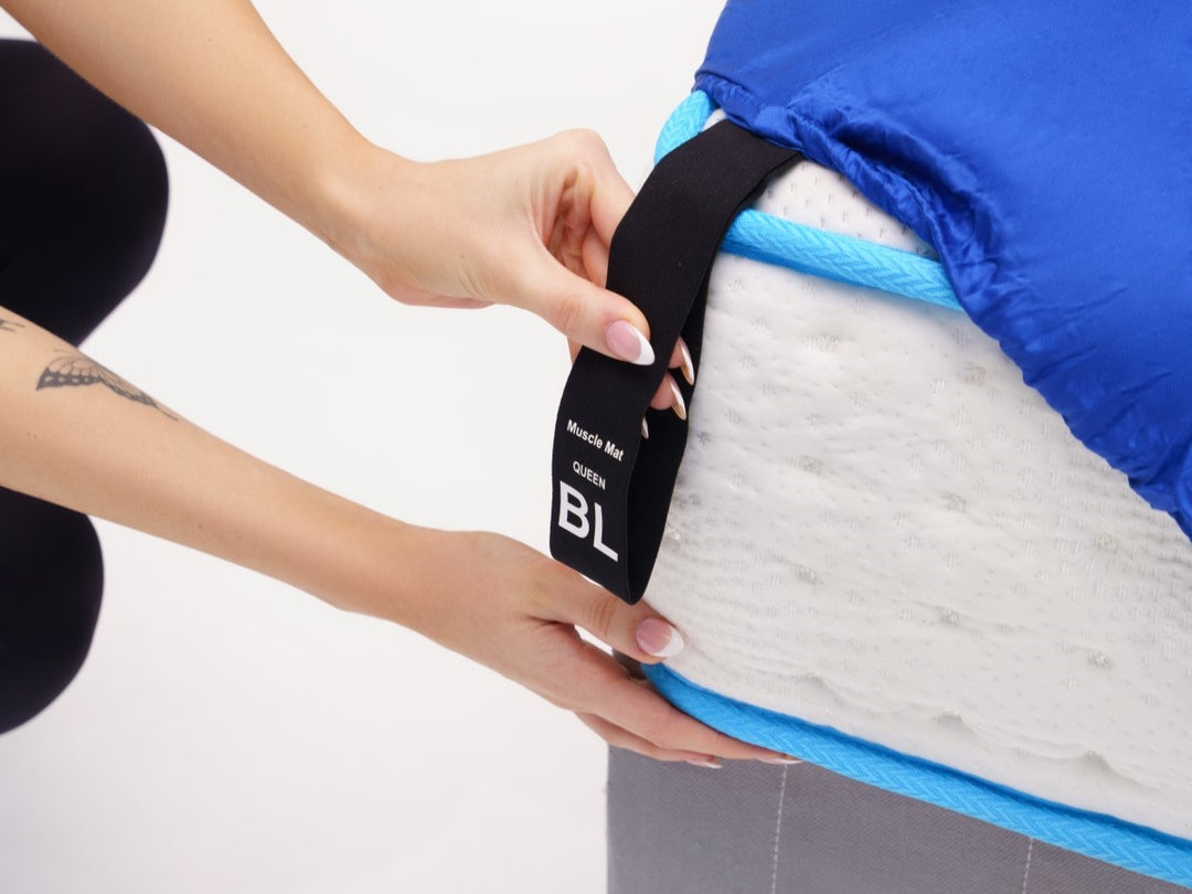 Muscle Mat Looped Corner Strap Luxury Bamboo Bed Sheet Set