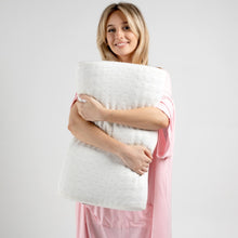 Load image into Gallery viewer, The Muscle Mat Sleeping Pillow - Model - Muscle Mat Adjustable Foam Pillow which is Best Adjustable Foam Pillow of Australia
